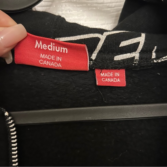 Supreme Repeat Zip Up Hooded Sweatshirt - Picture 4 of 6